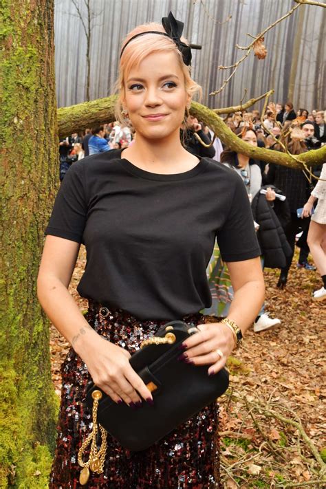 lily allen chanel 2018|Lily Allen puts on a chic display at the Chanel show in Paris.